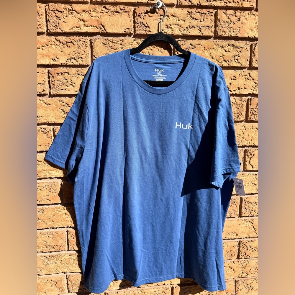 ▪️ Huk Set Sail Tuna Sketch‎ Cotton Blend T-Shirt